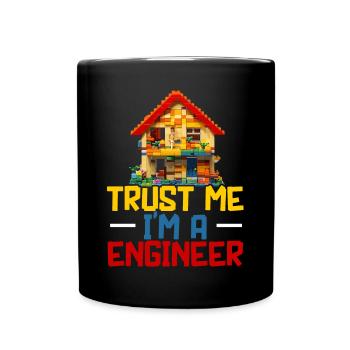 Master Builder Briques Blocs Jouer Jouets - Mug uni - noir - Devant