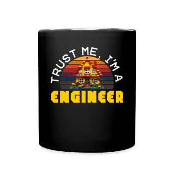 Master Builder Briques Blocs Jouer Jouets - Mug uni - noir - Devant