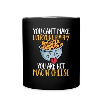 Macaroni Cheese Lover Mac And Cheese - Full Colour Mug - black - Front
