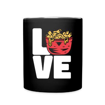 Macaroni Cheese Lover Mac And Cheese - Full Colour Mug - black - Front