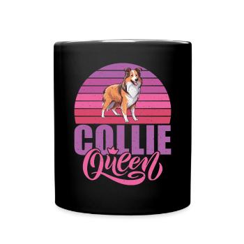 Cadeaux Collie - Mug uni - noir - Devant