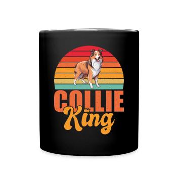 Collie Gifts - Tasse einfarbig - Schwarz - Vorne