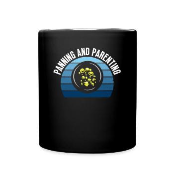 Goldwaschen und Elternschaft -Goldwaschen - Tasse einfarbig - Schwarz - Vorne