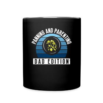 Or orpaillage et éducation des enfants - Dad Edition - Mug uni - noir - Devant