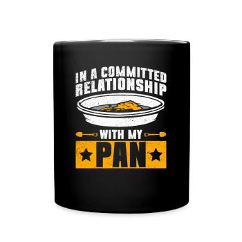 gold panning gold prospecting relationship saying funny - Full Colour Mug - black - Front