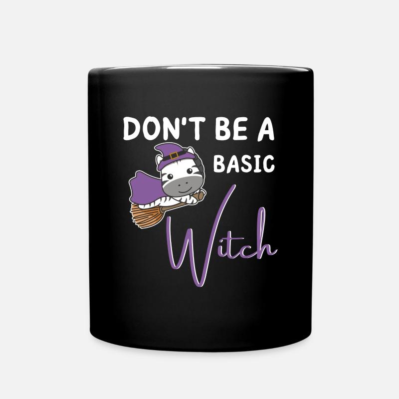 Les sorcières zébrées d’Halloween ne sont pas une sorcière de base - Mug uni - noir
