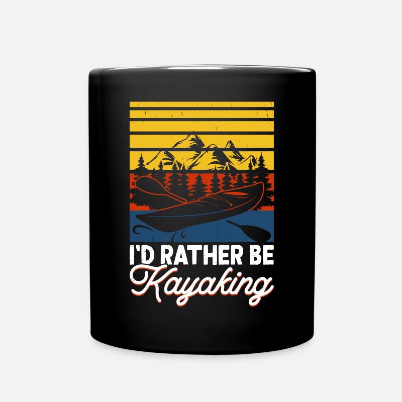 Kayak Kayaker Kayaker - Full Colour Mug - black