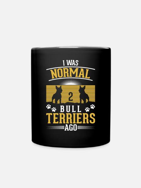 Cadeau Bull Terrier Miniature Bull Terrier - Mug uni - noir