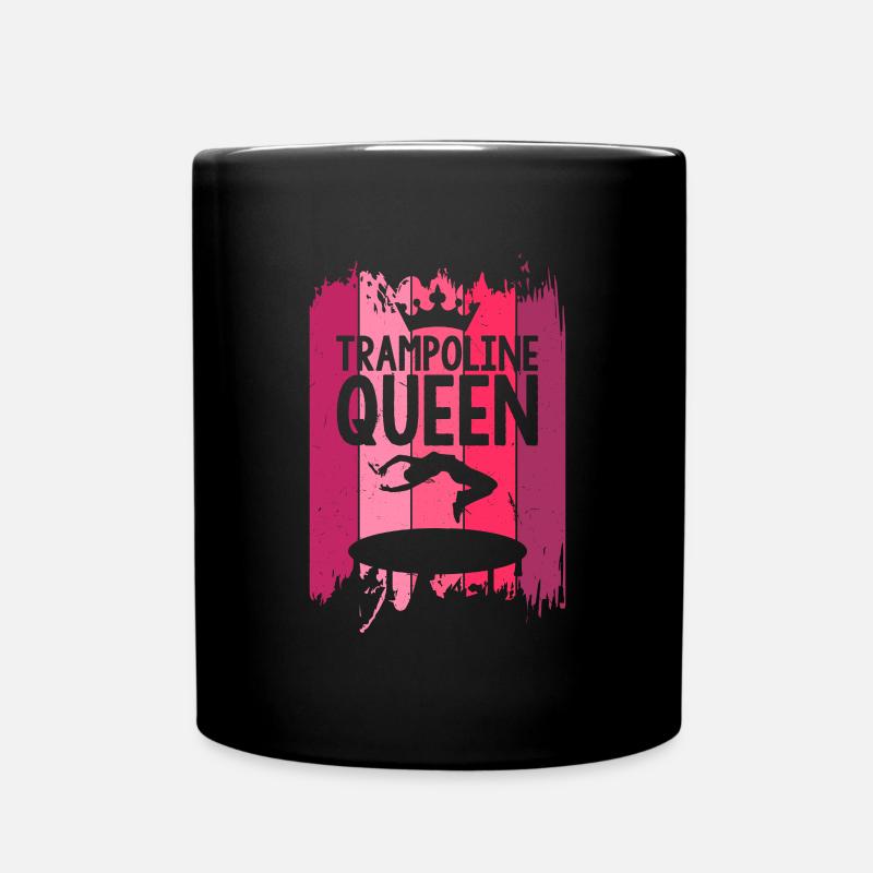 Trampoline Queen Trampolin - Tasse einfarbig - Schwarz