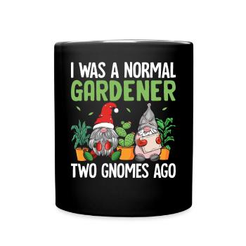 Drôles de nains de jardin - Mug uni - noir - Devant