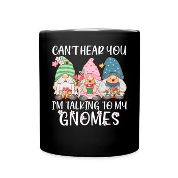 Drôle de nain de jardin gnome de jardin jardin nain - Mug uni - noir - Devant