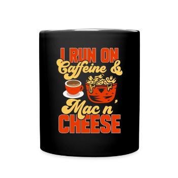 Macaroni Cheese Lover Mac And Cheese - Full Colour Mug - black - Front