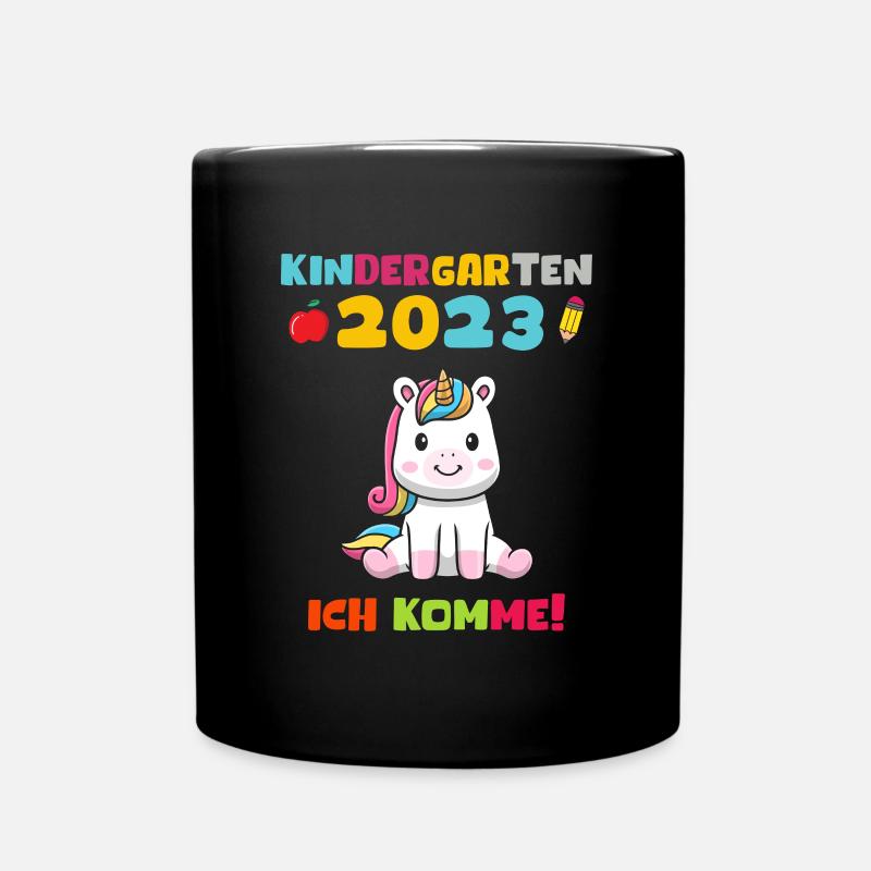 Kindergarten 2023 Ich Komme - Tasse einfarbig - Schwarz