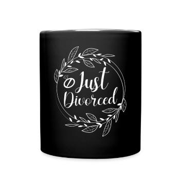 Happy Divorce Party Just Divorced - Full Colour Mug - black - Front