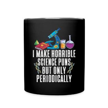 Science Wissenschaftler Geschenk - Tasse einfarbig - Schwarz - Vorne