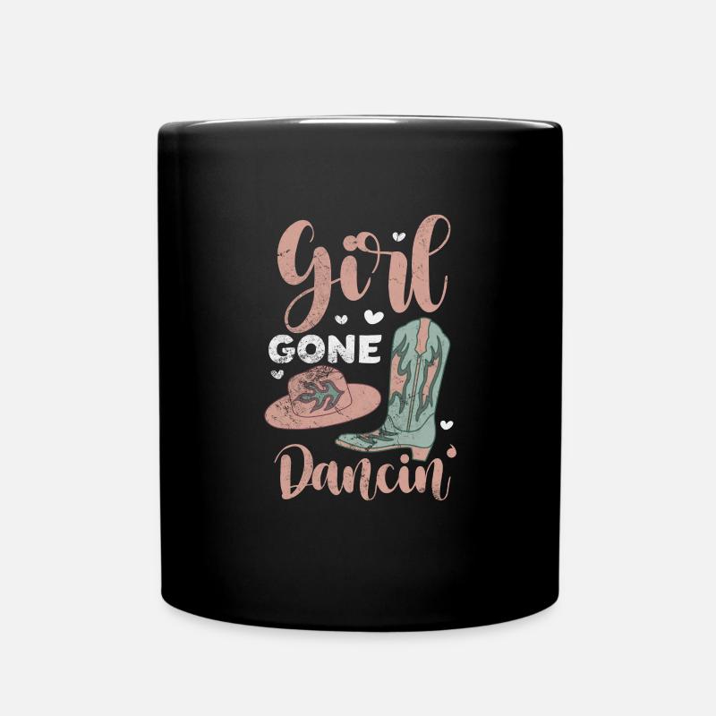 Linedance - Tasse einfarbig - Schwarz