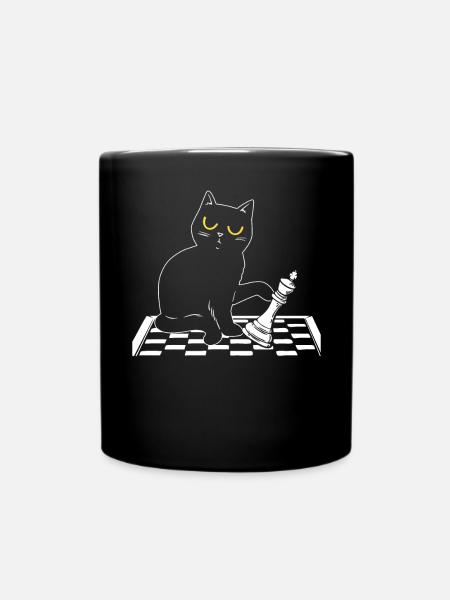 Jeu d’échecs Checkmate Stratégie Joueur d’échecs - Mug uni - noir