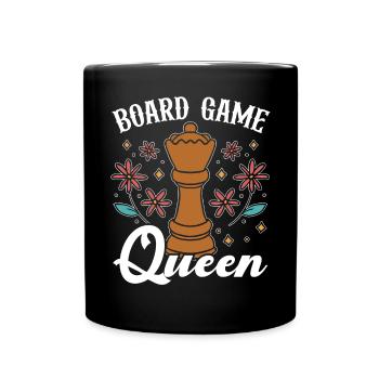 Chess Board Game Checkmate Strategy Chess Player - Full Colour Mug - black - Front