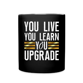 Happy Divorce Party You Live You - Full Colour Mug - black - Front
