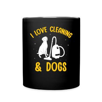 Aide domestique, femme de ménage, femme de ménage - Mug uni - noir - Devant