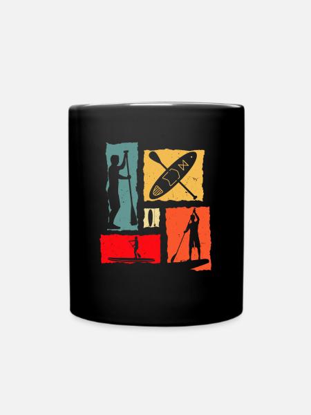 SUP Retro - Full Colour Mug - black