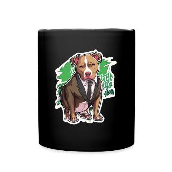 Pitbull Pitbull Chien Pitbull Vêtements Pitbulls - Mug uni - noir - Devant