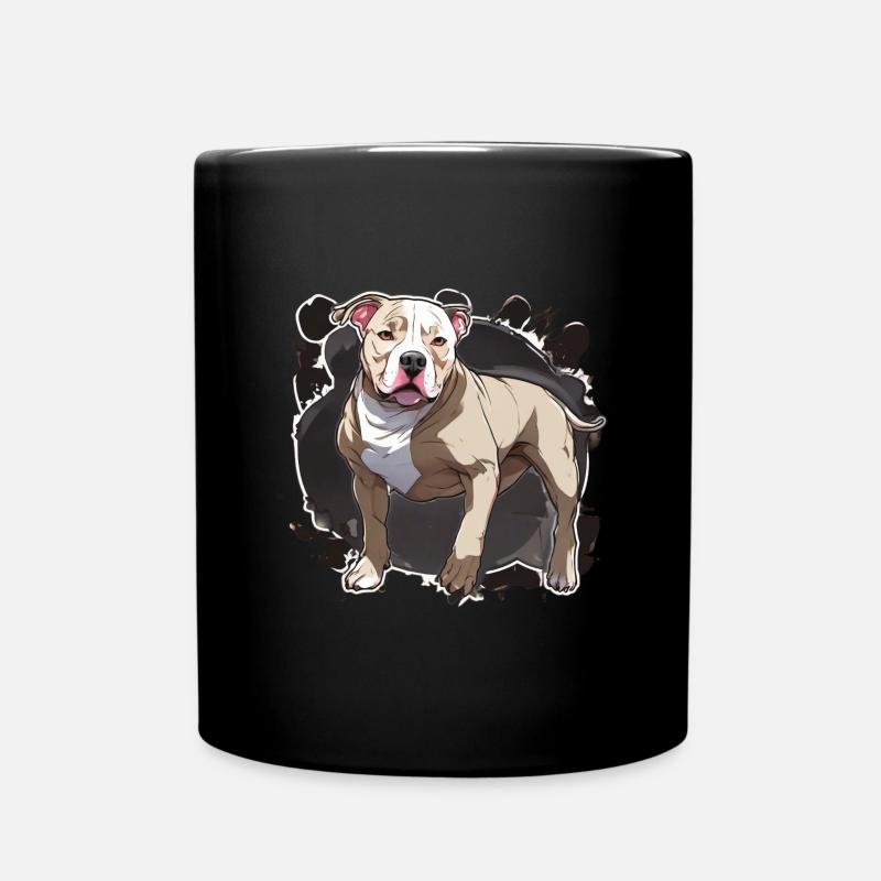 Pitbull Pitbull Hund Pitbull Kleidung Pitbulls - Tasse einfarbig - Schwarz