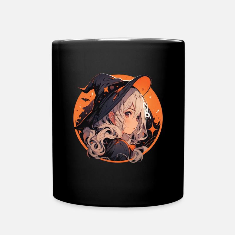 Witch Witch Witch Halloween Witch Outfit - Full Colour Mug - black