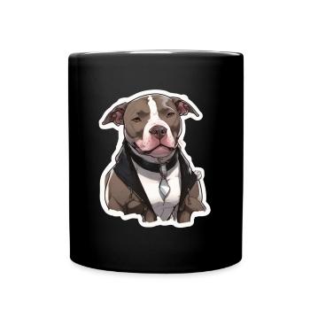 Pitbull Pitbull Chien Pitbull Vêtements Pitbulls - Mug uni - noir - Devant