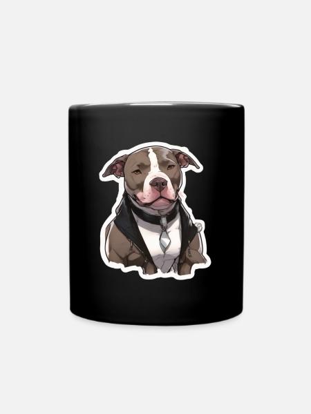 Pitbull Pitbull Hund Pitbull Kleidung Pitbulls - Tasse einfarbig - Schwarz