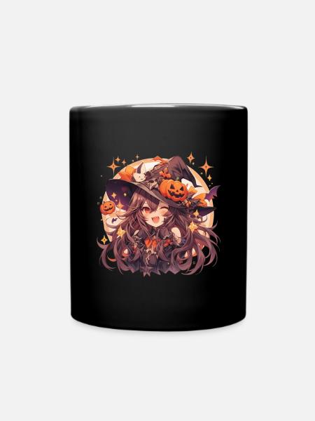 Sorcière Sorcière Sorcière Halloween Tenue de Sorcière - Mug uni - noir