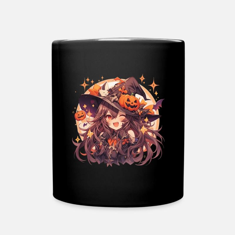 Hexe Hexen Hexe Halloween Hexen Outfit - Tasse einfarbig - Schwarz