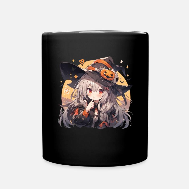 Witch Witch Witch Halloween Witch Outfit - Full Colour Mug - black
