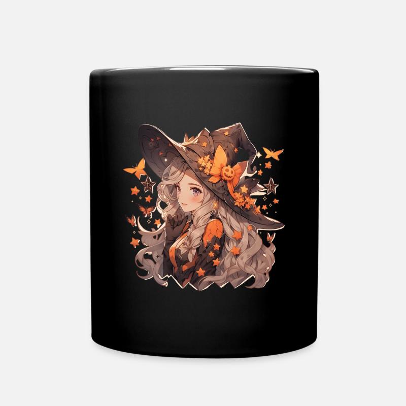 Sorcière Sorcière Sorcière Halloween Tenue de Sorcière - Mug uni - noir