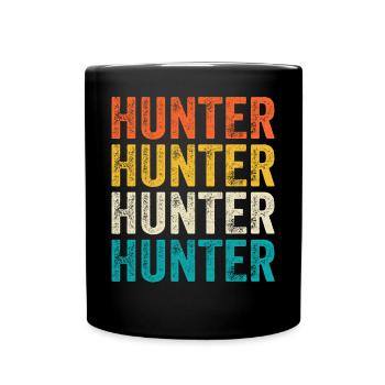 Jäger Jagen - Tasse einfarbig - Schwarz - Vorne