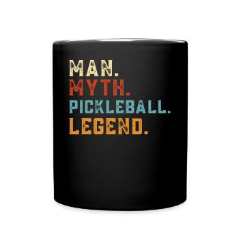 Pickleball - Full Colour Mug - black - Front