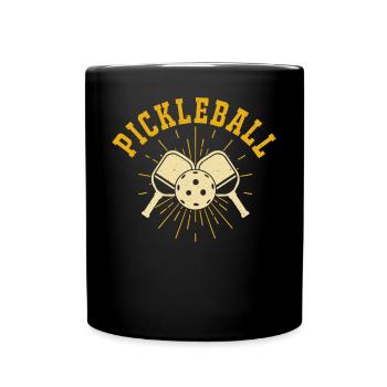 Pickleball - Mug uni - noir - Devant