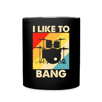 Batterie Batteur Batteur - Mug uni - noir - Devant