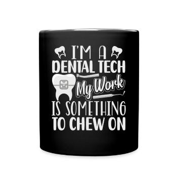 Drôle de technicien de laboratoire dentaire Dentiste - Mug uni - noir - Devant
