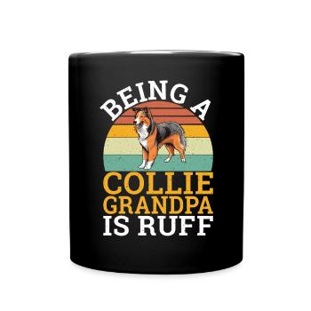 Cadeaux Collie - Mug uni - noir - Devant