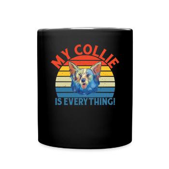 Cadeaux Collie - Mug uni - noir - Devant
