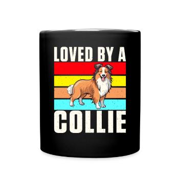 Cadeaux Collie - Mug uni - noir - Devant