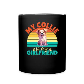 Cadeaux Collie - Mug uni - noir - Devant