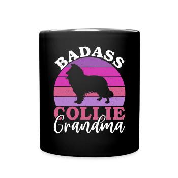Cadeaux Collie - Mug uni - noir - Devant