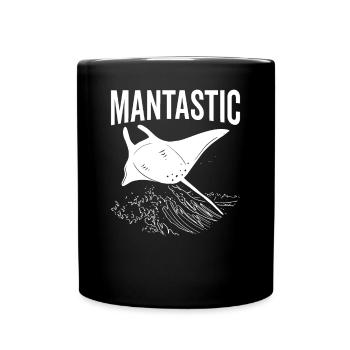 Mantarochen Mantastischer Mantarochen-liebhaber - Tasse einfarbig - Schwarz - Vorne