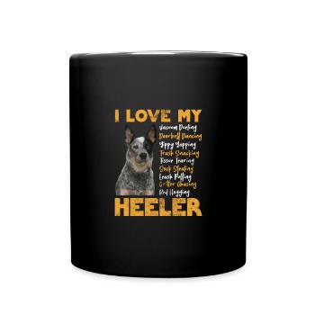 Bouvier australien - Mug uni - noir - Devant
