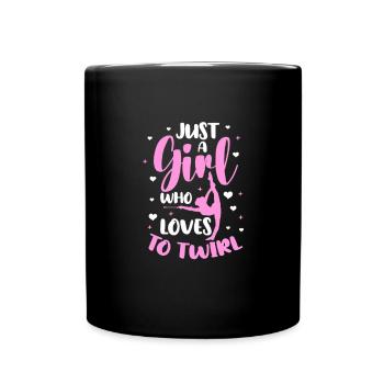 Baton Twirling Gymnastique Gymnastique Cadeau - Mug uni - noir - Devant
