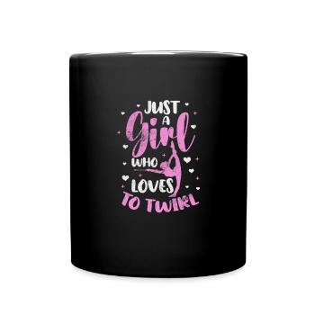 Baton Twirling - Full Colour Mug - black - Front