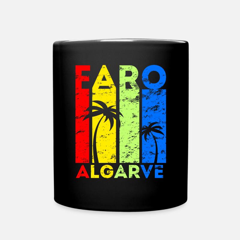 Faro Algarve Portugal Idée de vacances - Mug uni - noir