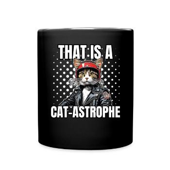 Cat Shirt Cat Gift Idea Putty - Full Colour Mug - black - Front